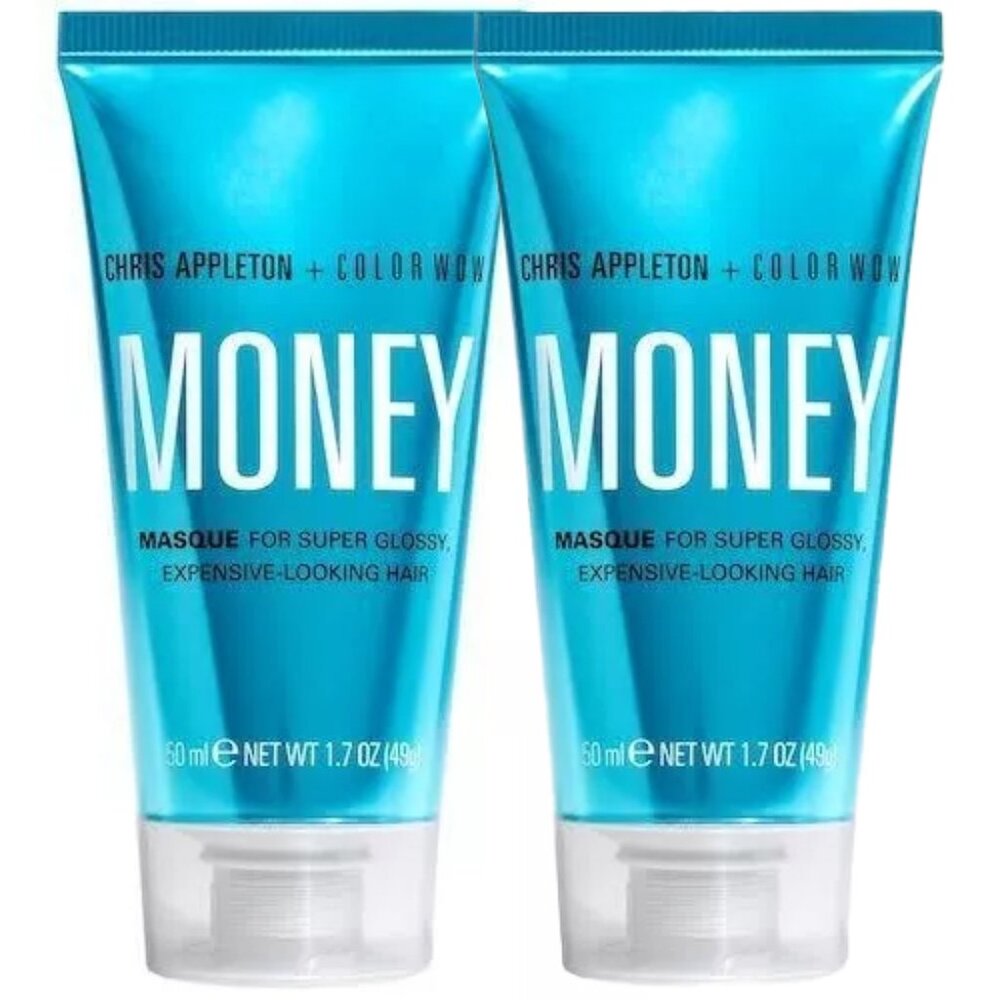 2X Color Wow + Chris Appleton Money Masque Mask Hair Treatment 1.7 oz/50mL Each